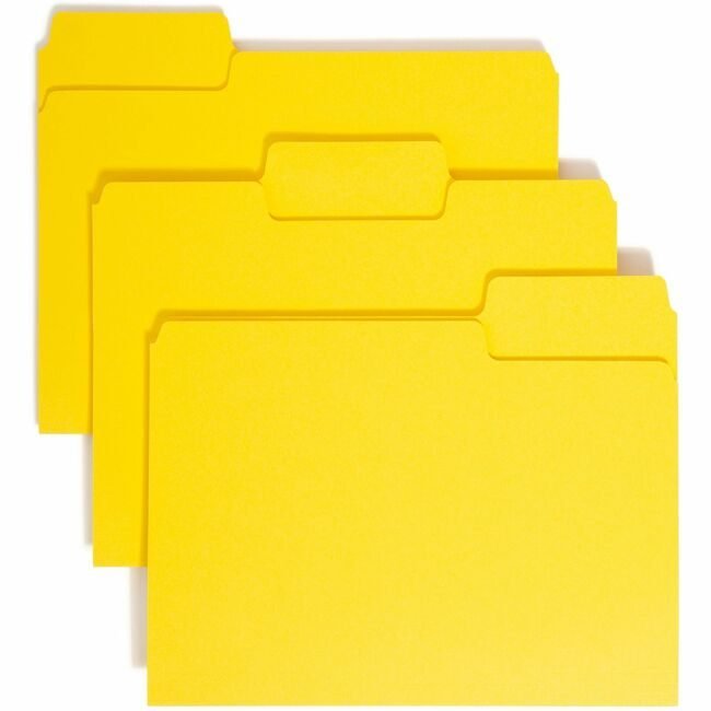 Smead Manufacturing Co. Folder Supertab Letter Yw SMD11984