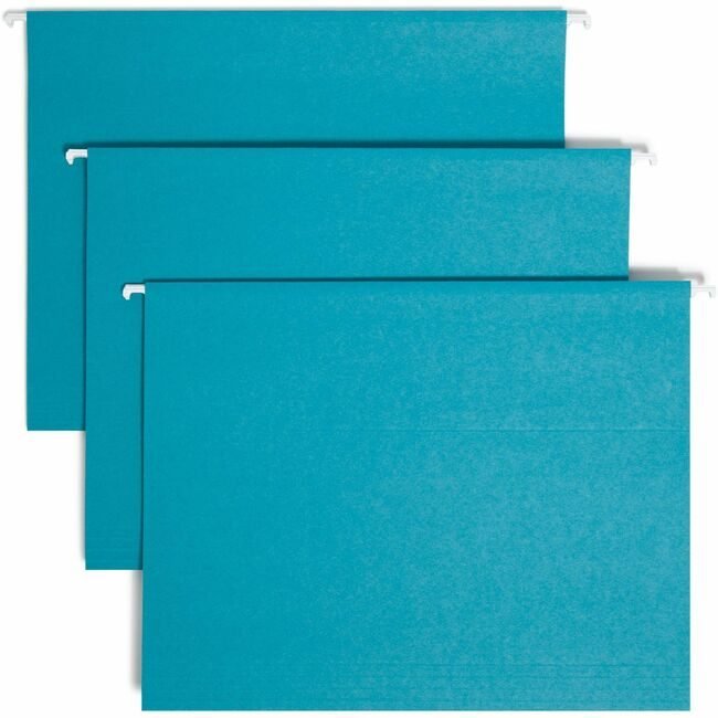 Smead Manufacturing Co. Folder Hanging Letter 1/5 Teal SMD64074