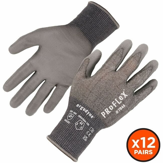 Ergodyne Glove Coated A4 Pu Gray S EGO10482