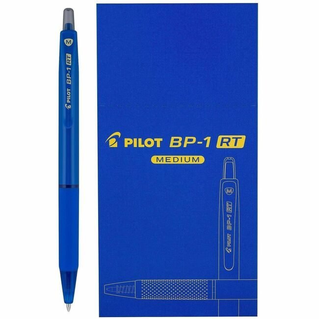 Pilot Corporation of America Pen Ballpoint BP1RT Blu Medium PIL21637