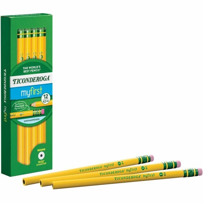 Dixon / Ticonderoga Dixon Ticonderoga Company / Pencil Beginner #2 W/Eraser DIX13308