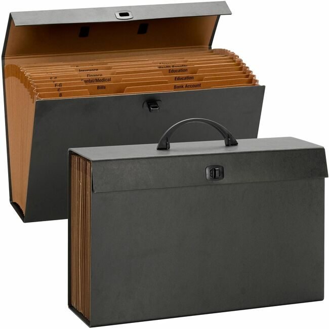 Smead Manufacturing Co. File Expand Box A-Z Black SMD70804