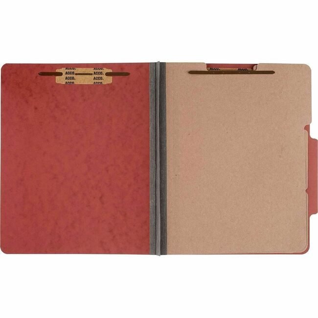 ACCO Brands Folder Psbd Letter 8DIV Fas Red ACC15038