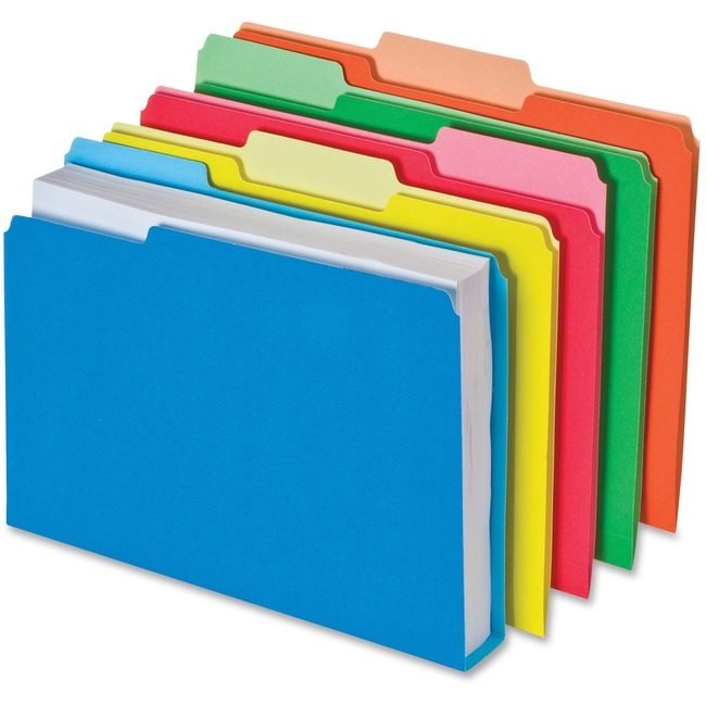 Pendaflex Folder Letter Dblstf 50 Assorted PFX54460