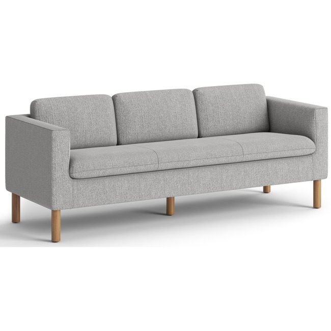 The HON Company Sofa Lounge Fabric Gray HONVP3LSOFAGRY