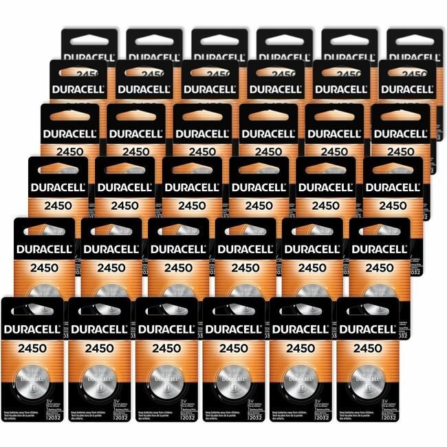 Duracell Battery Lith Coin 2450 DURDL2450BPKCT