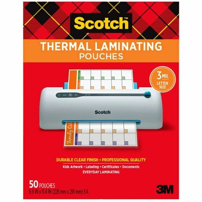 3M Company Pouch Lmntng 9"X11.4" 3ML MMMTP385450