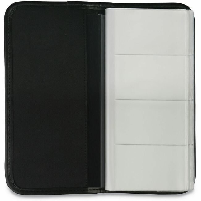 Universal Office Products Holder Business Vinyl Black UNV26850