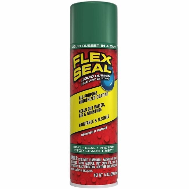 Swift Response, LLC Flex Seal Rubber Liquid 14OZ Green FLXFSGRNR20