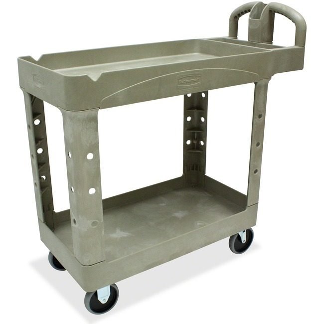 Rubbermaid Commercial Products Cart Service 2 SHELF Bg RCP450088BG