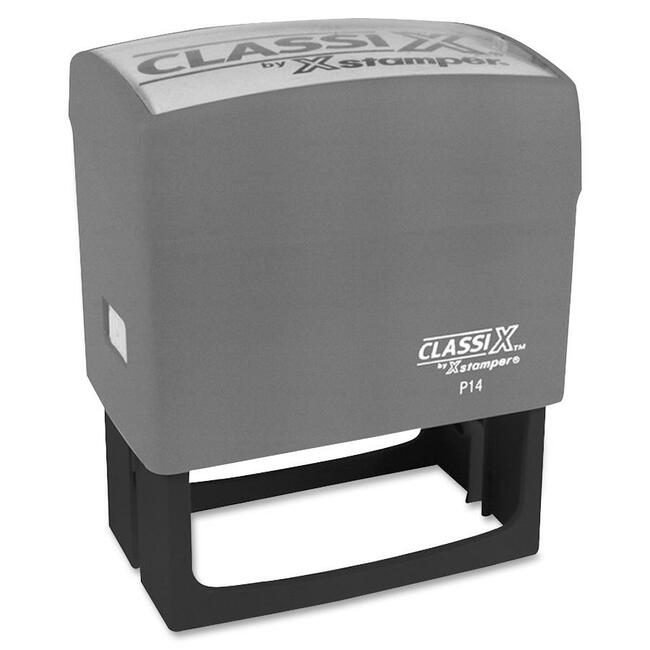 Shachihata / Xstamper Stamp Msg Preink 1-7/16X2.9 XSTP14