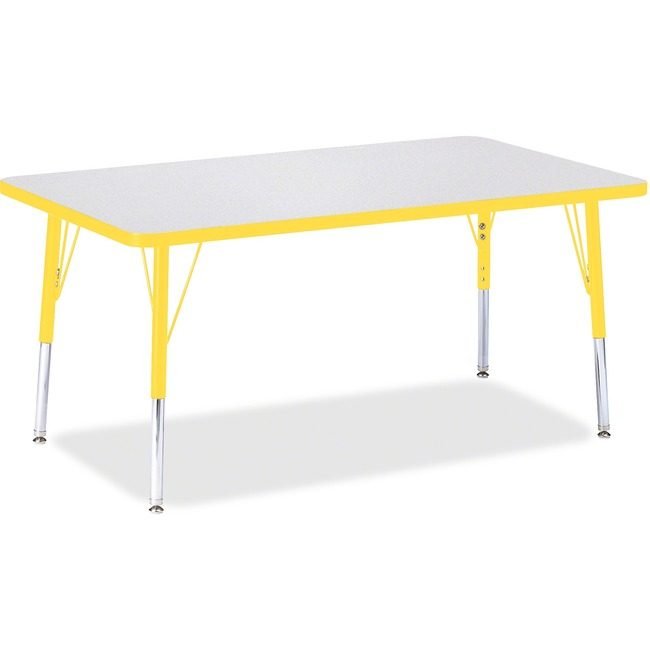Jonti-Craft, Inc. Table Rectangle 30X48 Gy/Yw JNT6473JCE007