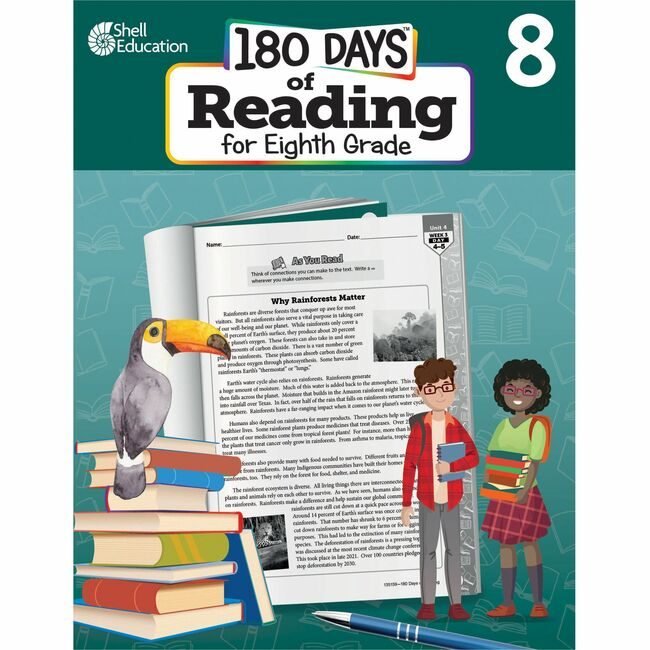 Teacher Created Materials / Shell Education Book 180 DAYS READ 2ND GR 8 SHL135159