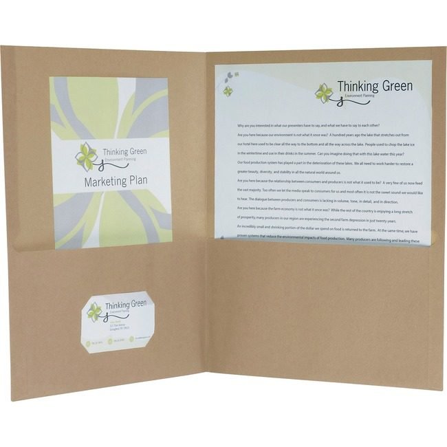 TOPS Products / ACCO legacy Oxford Folder 2POCKET Recycled Natural OXF78542