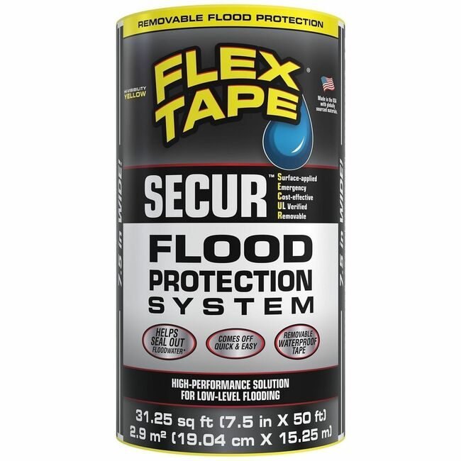 Swift Response, LLC Flex Seal Tape 7.5"X50 Yellow FLXRTSYELR0850