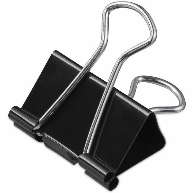 Universal Office Products Clip Binder Mini 36/PK Black UNV10199VP3