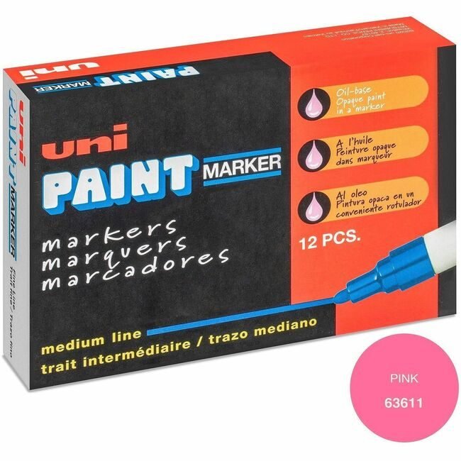 Mitsubishi Pencil Co. / uni-ball Marker Uni-Paint Oil Medium Pack UBC63611