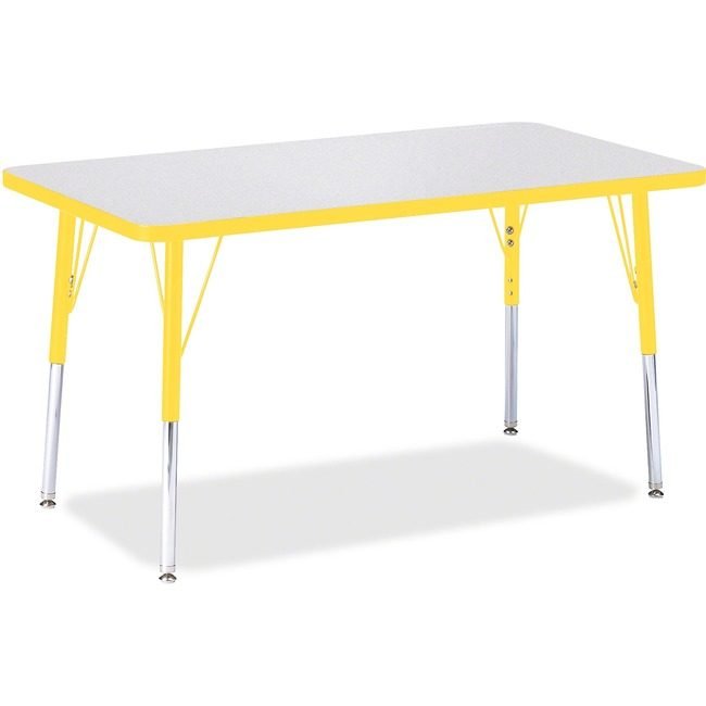 Jonti-Craft, Inc. Table Rectangle 24X36 Gy/Yw JNT6478JCA007