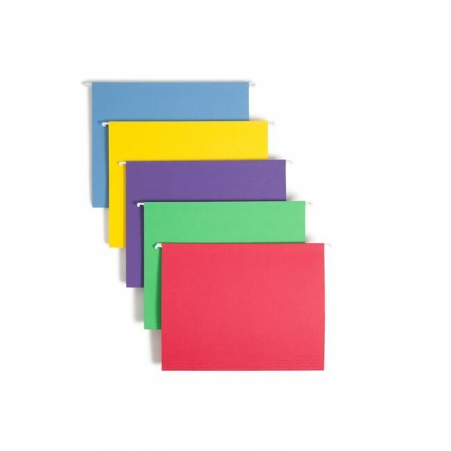 Smead Manufacturing Co. Folder Hanging Letter 1/3 Assorted SMD64020