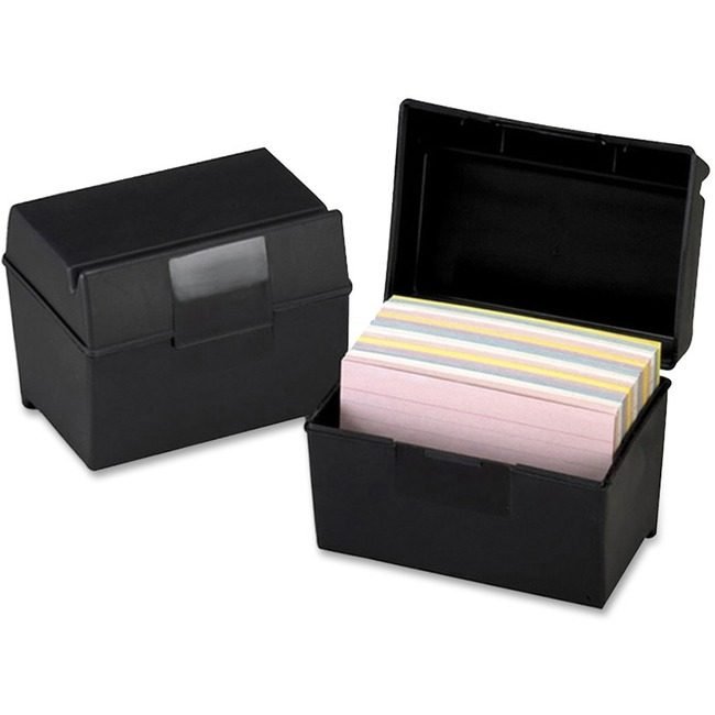 TOPS Products / ACCO legacy Oxford Box Card Index 4X6 Black OXF01461