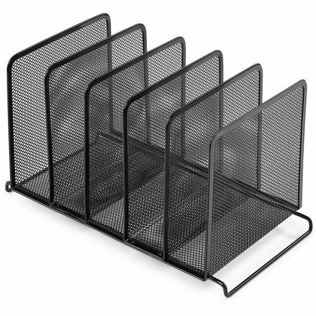 Lorell Sorter Mesh Stacking Black LLR84133CT