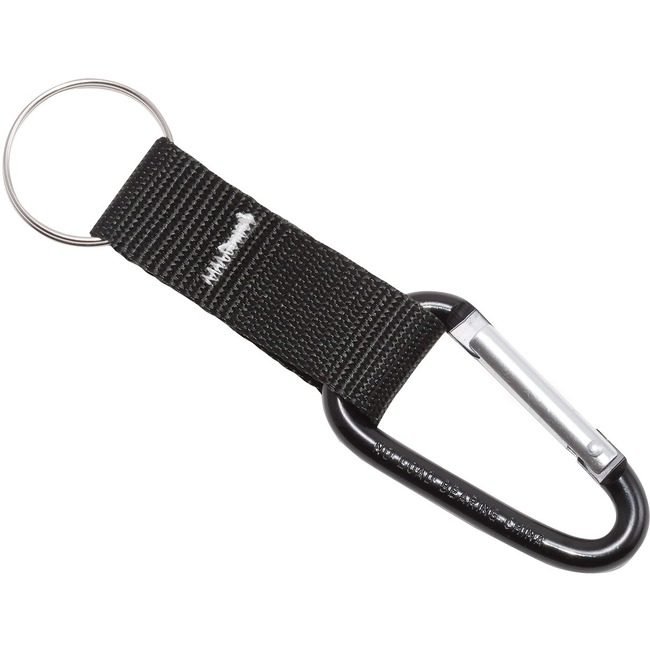 Advantus Corporation Carabiner Keyring 10/PK Black AVT75556