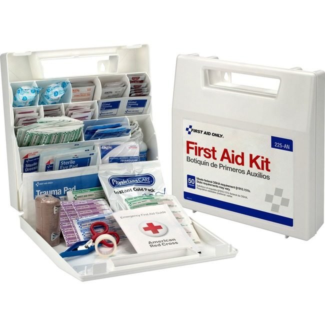Acme United Corporation First Aid Only Kit 50-PRSN Bulk Met FAO225-AN