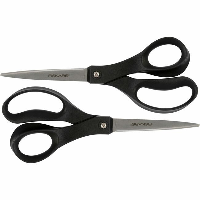 Fiskars Scissors 8" Recycld Black 2 Pack FSK1067261