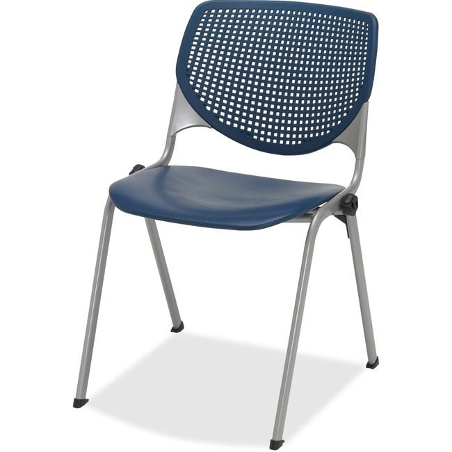 KFI Seating Poly Stack Chair Navy KFI2300SLP03