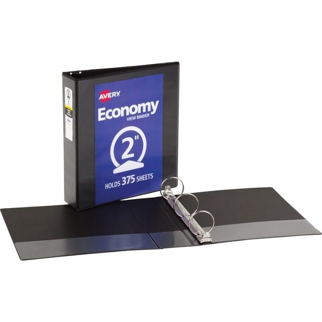 Avery Products Corporation Binder View Round 2" Black AVE05730