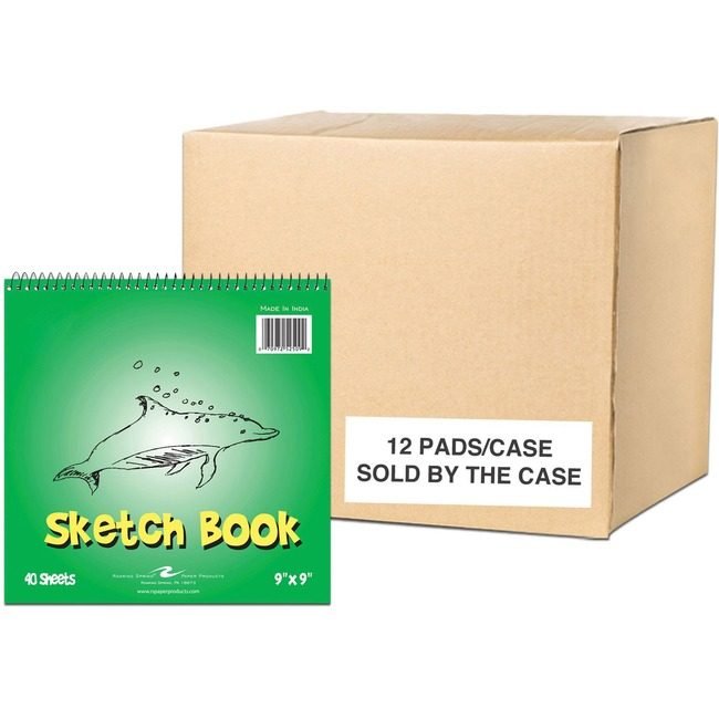 Roaring Spring Paper Products Sketch Book Wb Kids 9X9 ROA52509CS