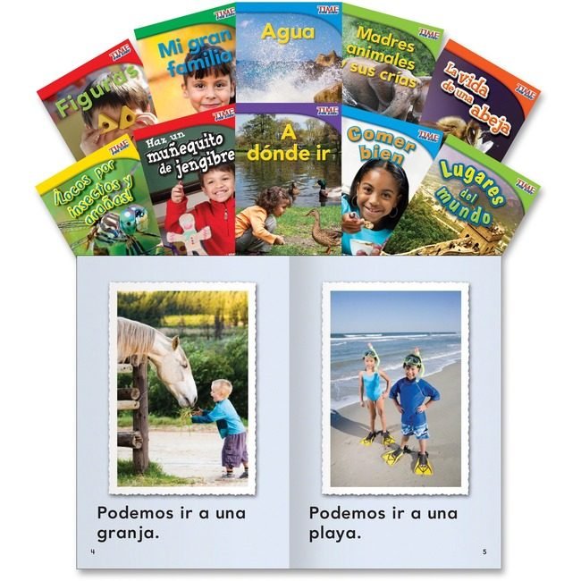Teacher Created Materials / Shell Education Book Tfk Spanish GR1 SET 3 SHL16100