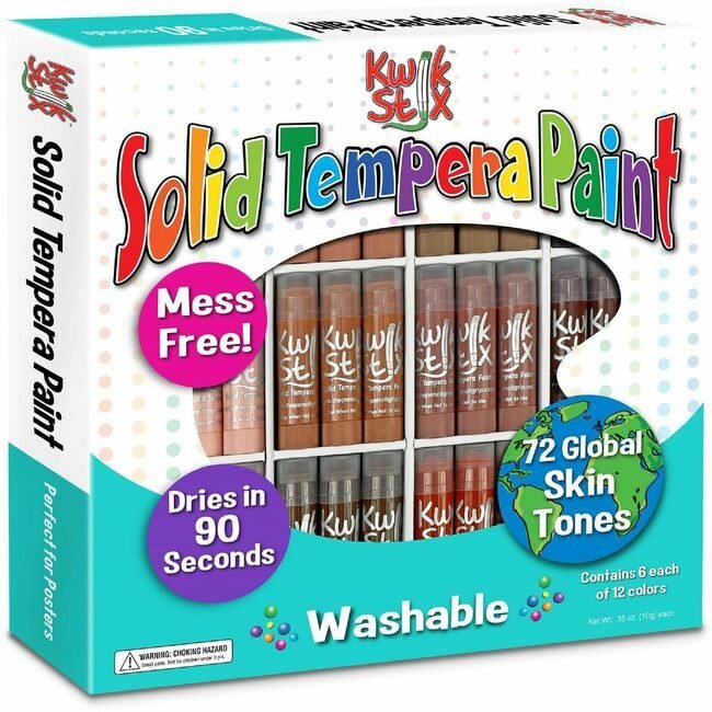The Pencil Grip Kwikstix Paint Skintones 72 TPG674