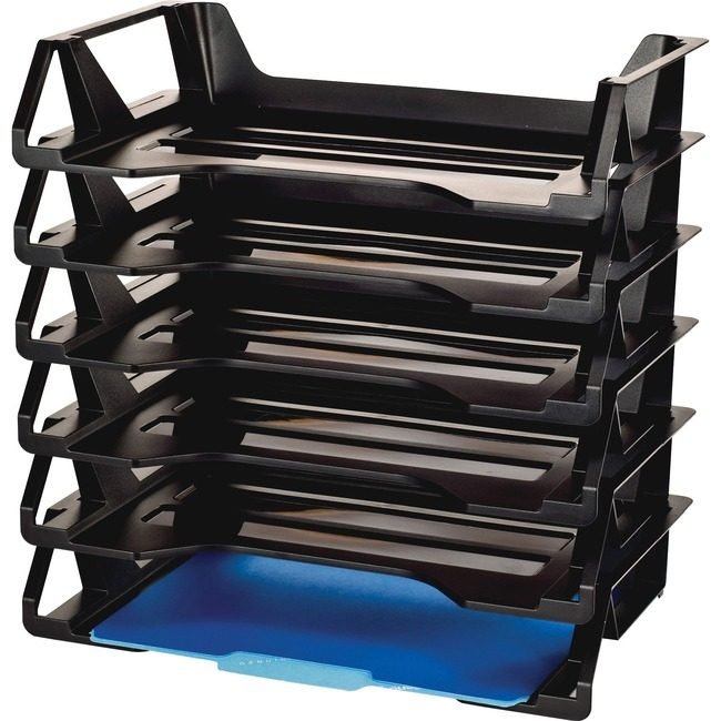 Officemate Tray Letter Rcycl Black 6 Pack OIC26212