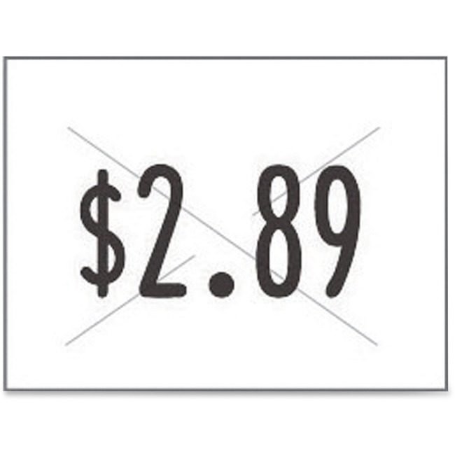 COSCO / Consolidated Stamp Consolidated Stamp Manufacturing COSCO / LABELS 2-LINE WHITE 3/ROLLS COS090949