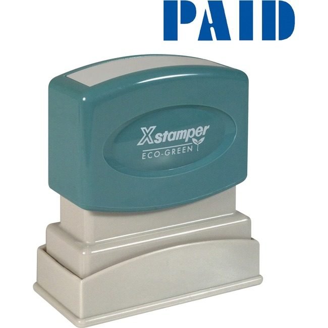 Shachihata / Xstamper Stamp Pre-Inked Paid Be XST1335