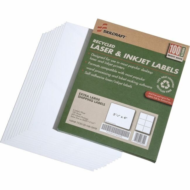 Varies / verify SKU SKU-LEVEL VERIFICATION REQUIRED Label Shipping Rcyc 3-1/3X4 NSN5789294