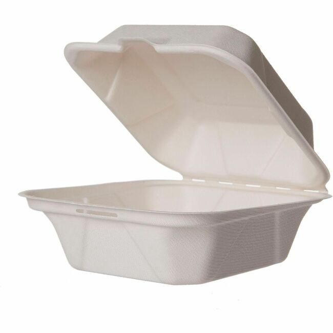 Vegware Clamshell Nat Fiber 6" 500C VEGVWHC61NFA