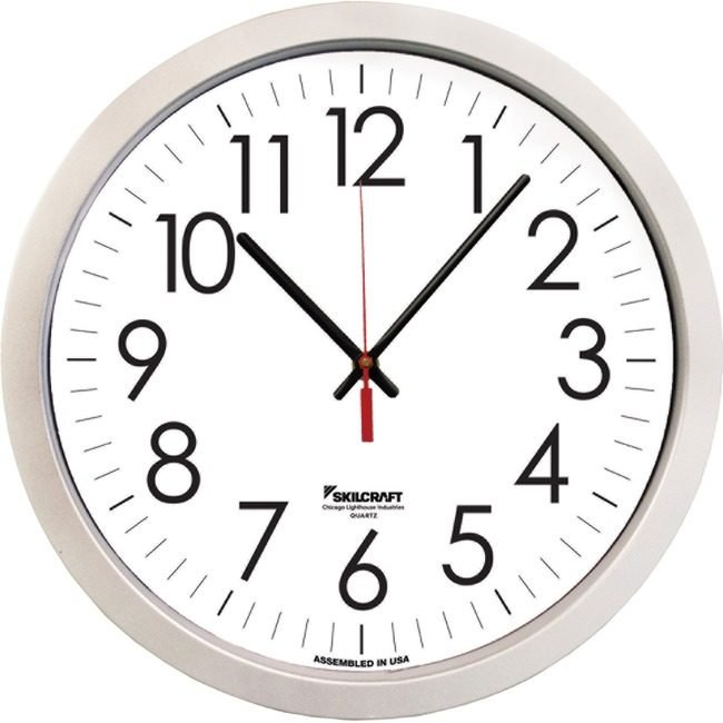 Varies / verify SKU SKU-LEVEL VERIFICATION REQUIRED Clock Wall 14.5 Plastic NSN6986555