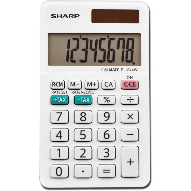 Sharp Electronics Calc Pocket 8-DIGIT We SHREL-244WB
