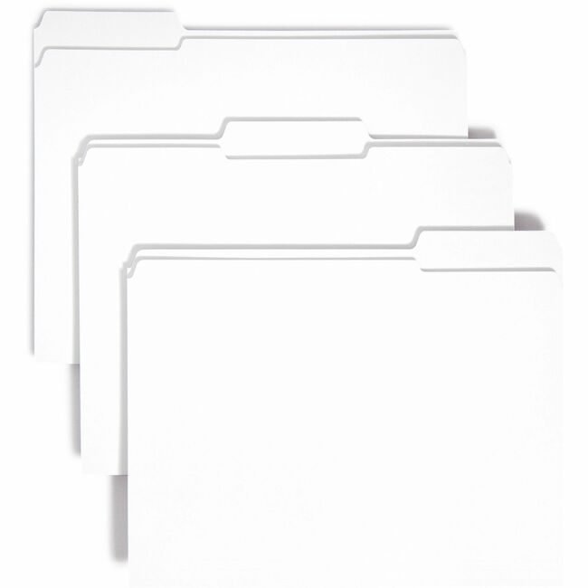 Smead Manufacturing Co. Folder File Letter 1/3 AST White SMD12834