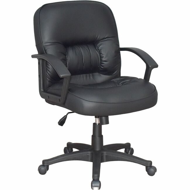 Lorell Chair Exec Lthr Md Back Black LLR60115