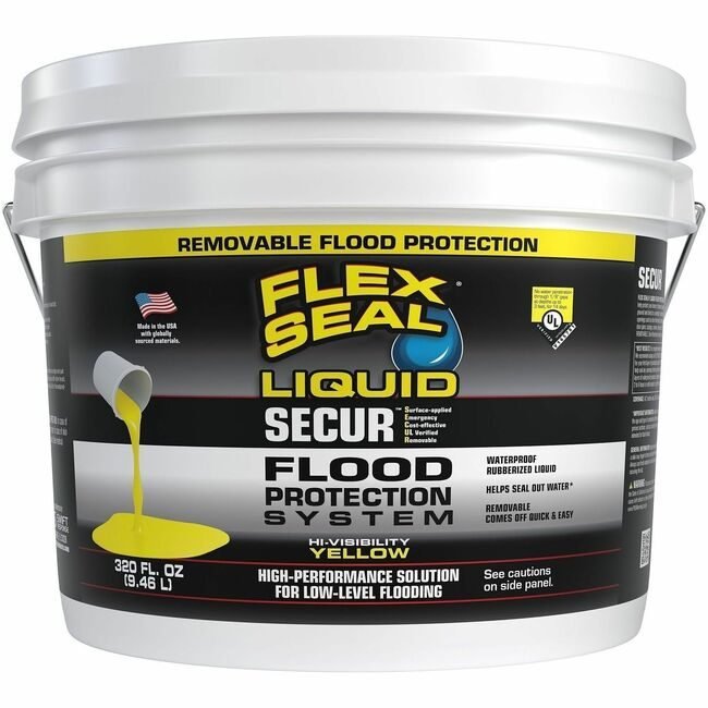 Swift Response, LLC Flex Seal Rubber Liquid 32OZ Yellow FLXRLSYELR02