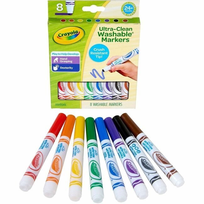 Crayola LLC Marker Wash Gumballnib 8 Count CYO811548