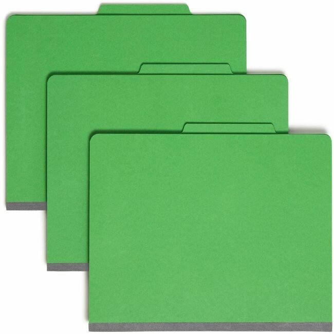 Smead Manufacturing Co. Folder Clssfctn Letter 1DIV Green SMD13702