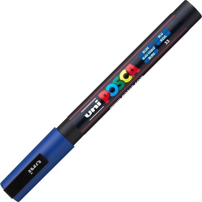 Mitsubishi Pencil Co. / uni-ball Marker Fine Point Be UBCPC3MBLUE