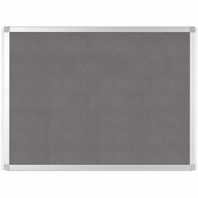 Bi-silque / MasterVision Board Felt 18"X24" Gray BVCFA02429214