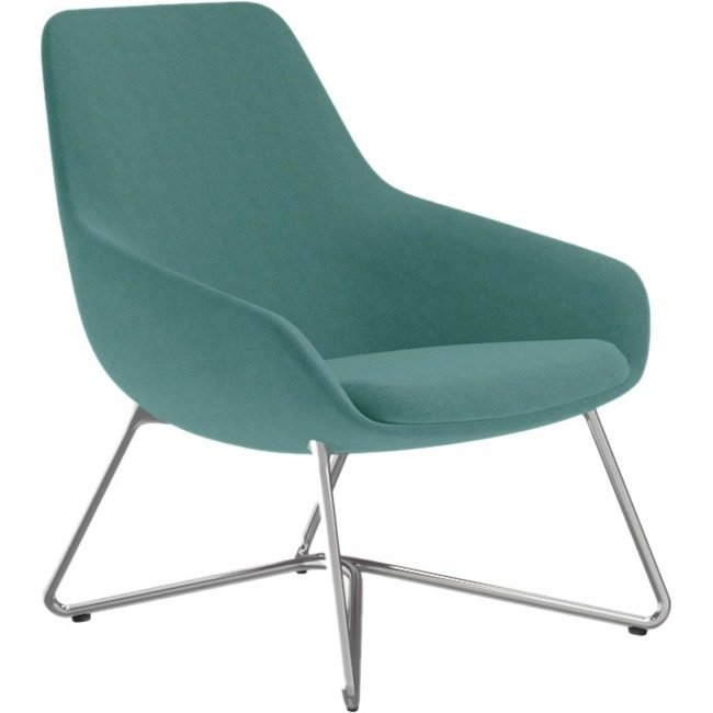 9to5 Seating Chair Lounge W/ Blk Base NTF9111LGBFCD