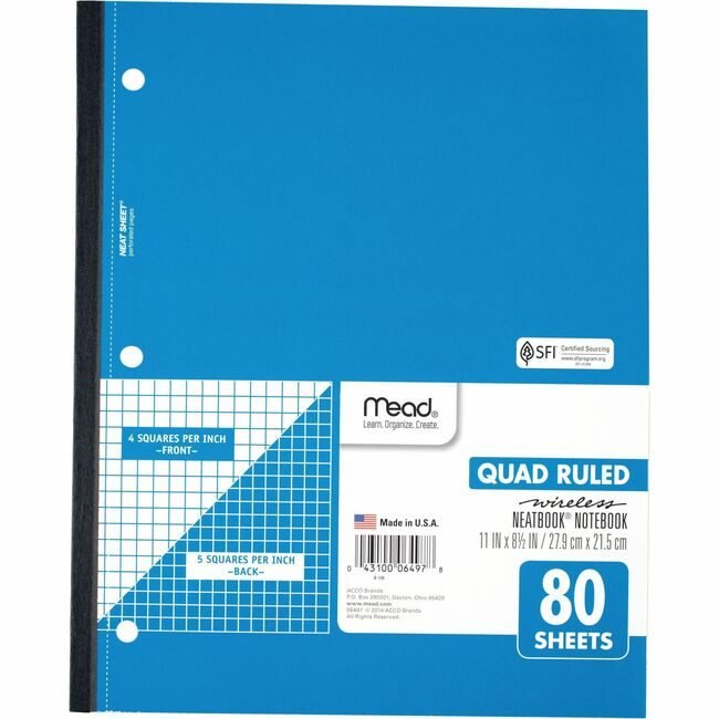 ACCO Brands Mead / Five Star Notebook Wireless Neat MEA06497