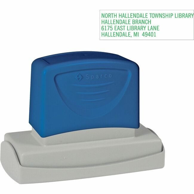 Sparco Stamp Cstm Bsnaddr 6LINE SPRCS60461